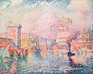 Der Rote Turm (Eingang zum Hafen von Marseille), 1913